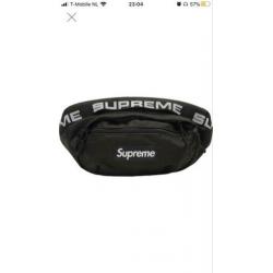 Supreme Waistbag SS18 tas Zwart