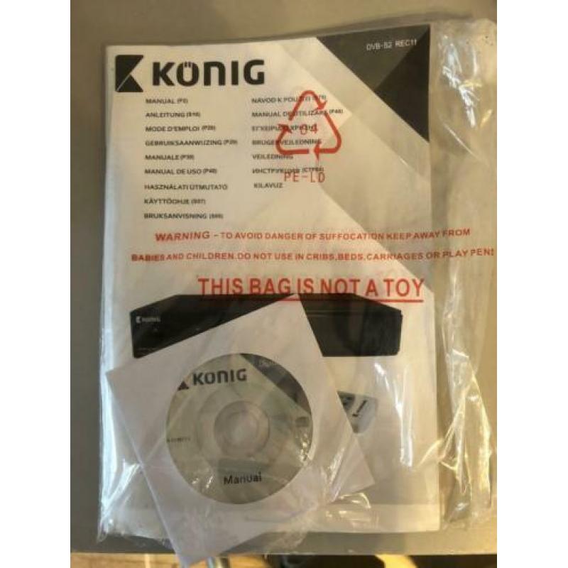 Konig DVB-S2 HD Satelliet Ontvanger