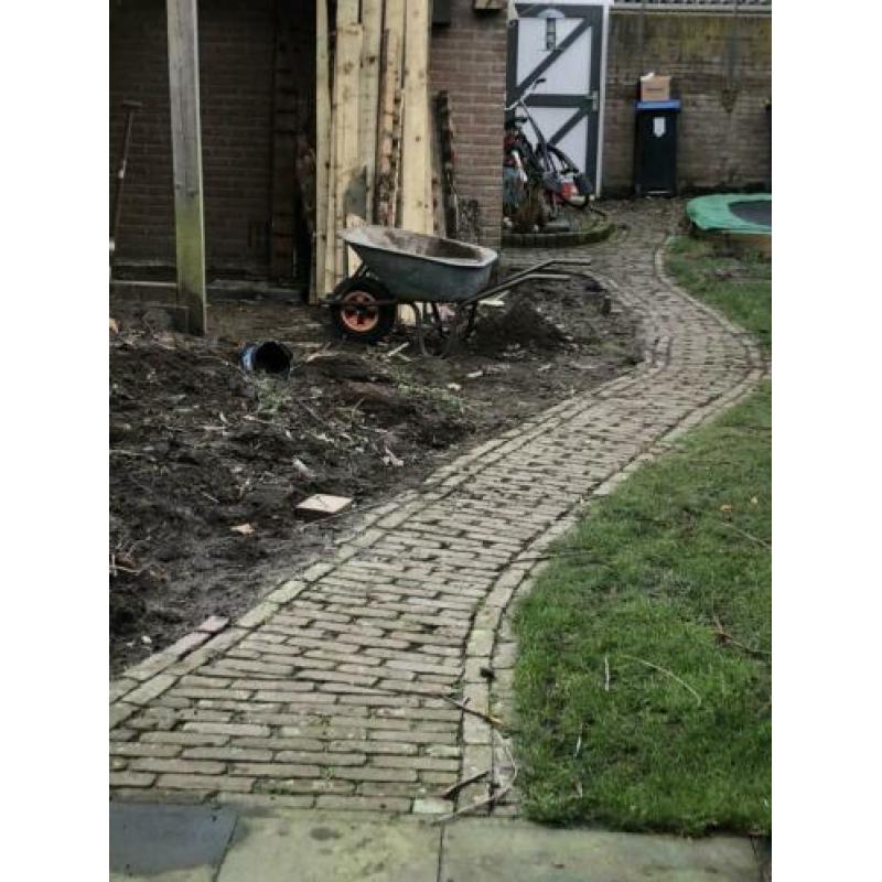 Oud gebakken klinkers
