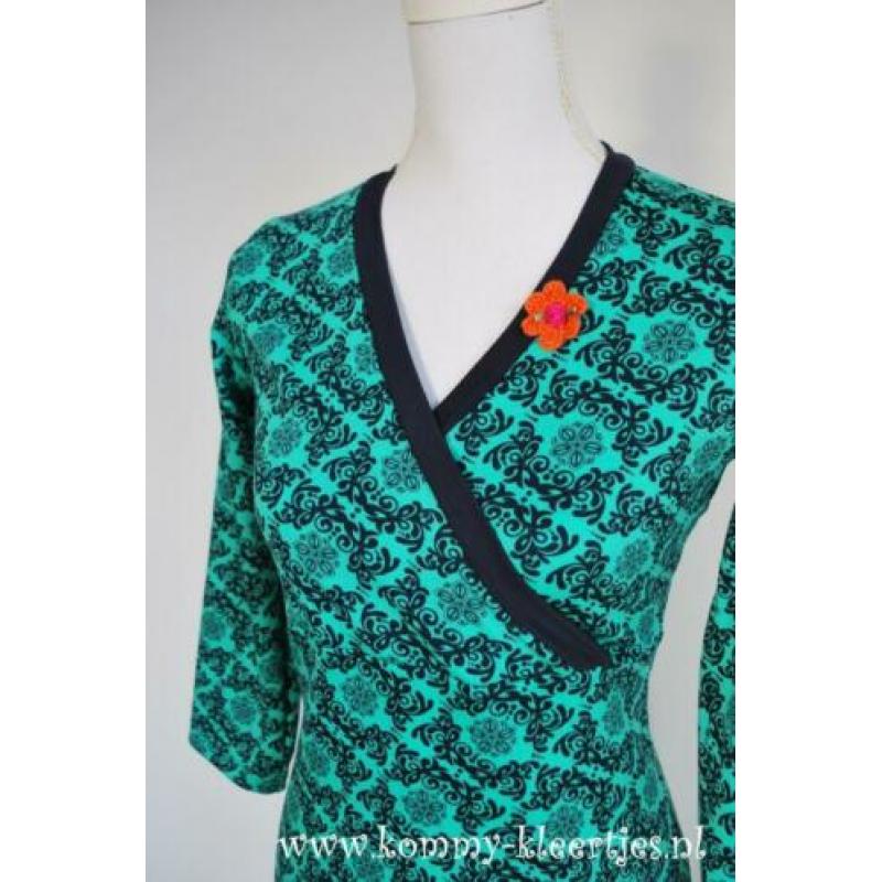 jurk groen blauw 34 36 38 40 42 44 46 NIEUW voorjaar
