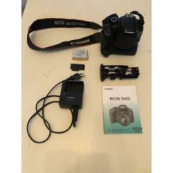 Canon 550d met accessoires