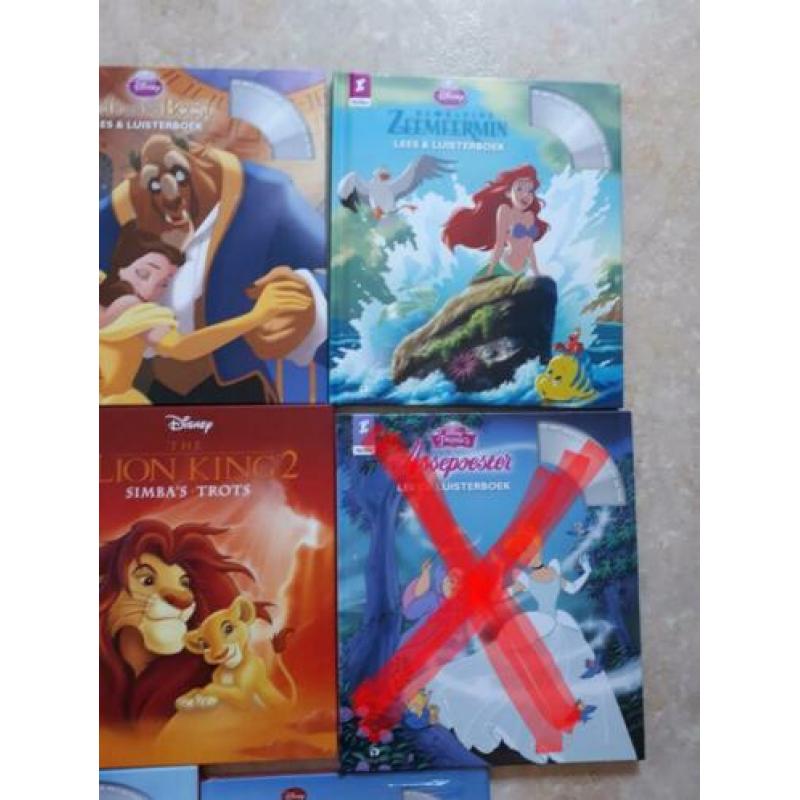 Disney lees en luisterboeken 7 stuks. Nieuw