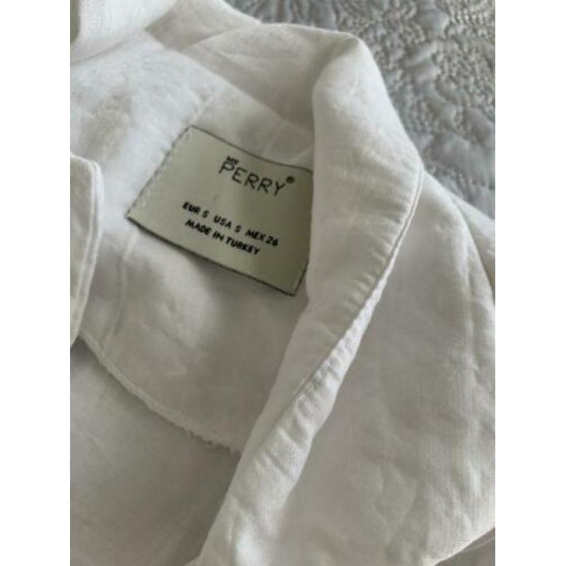 2 delig set broek met vest wit maat S