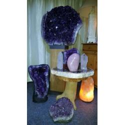 Grote URUGUAY Amethist Geode Mineralen Klusters