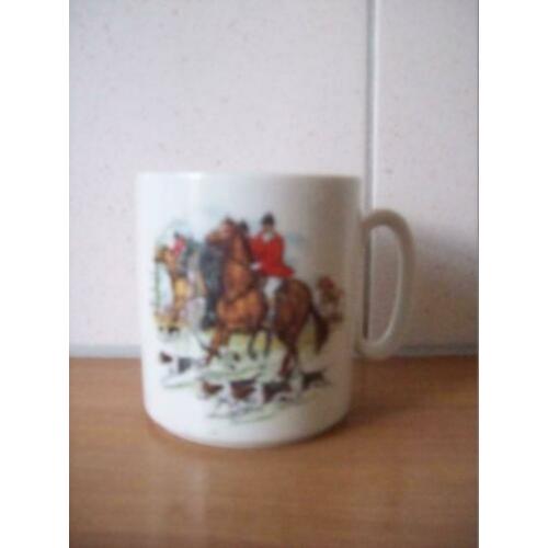 Paarden beker jacht / 3 paarden hoofden,e.a