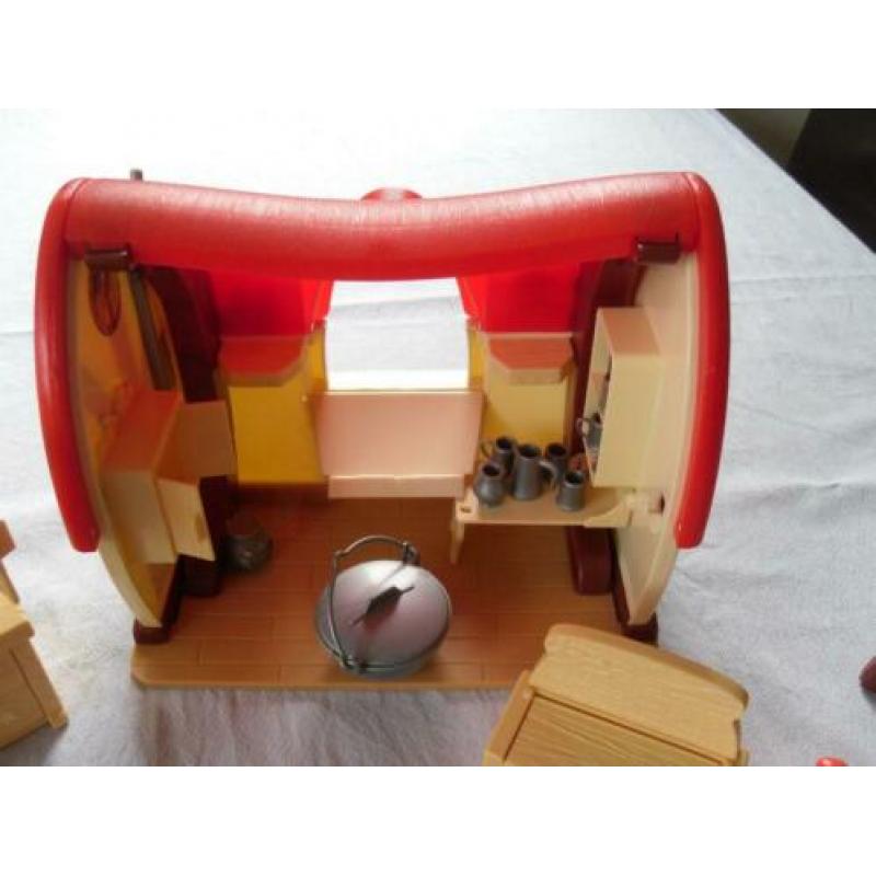 Disney 7 dwergen huis+heel veel accessoires