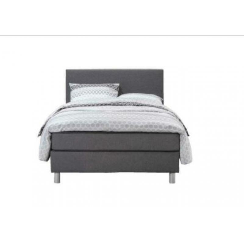T.E.A.B. Bed/boxspring 120cm twijfelaar. Zie omschrijving!