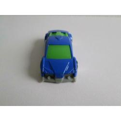 Happy Meal 2007 Auto blauw Hot Wheels (zonder ovp)