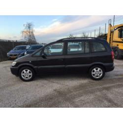 Opel Zafira 1.8 16V 2001 Zwart, APK 19-02-2021! Nette auto!