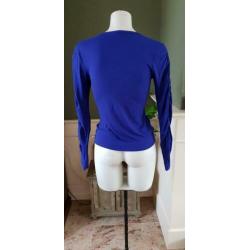 ZGAN paarse / blauwe SUMMUM vest mt S 36, vestje paars blauw