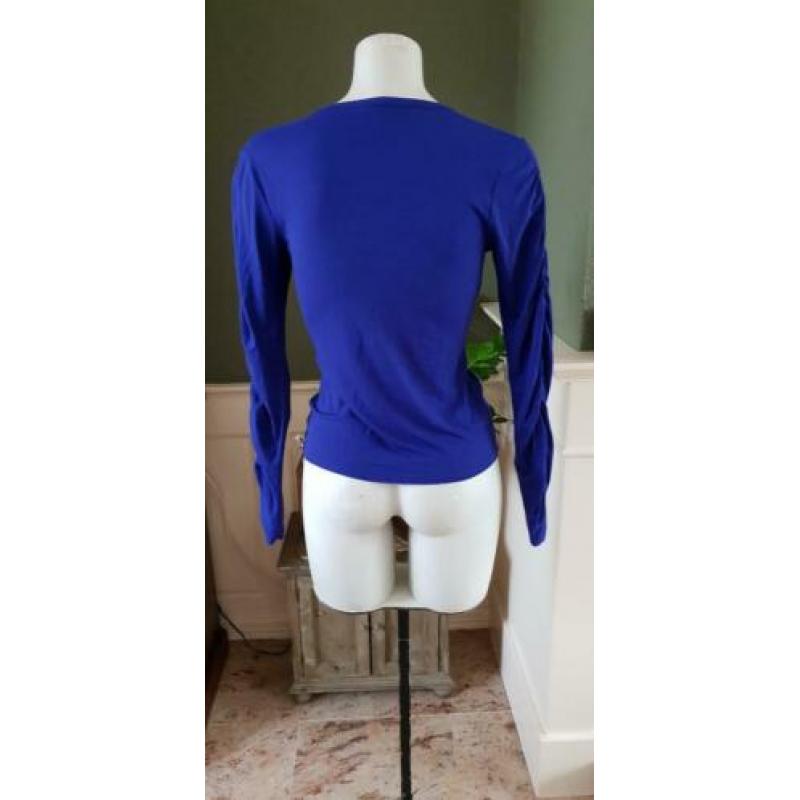 ZGAN paarse / blauwe SUMMUM vest mt S 36, vestje paars blauw