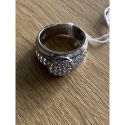 Zinzi zilveren ring mt 54 zgan