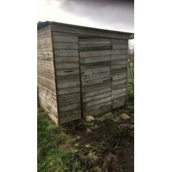 Schuurtje 2.90 bij 2.50 hoog 2.20