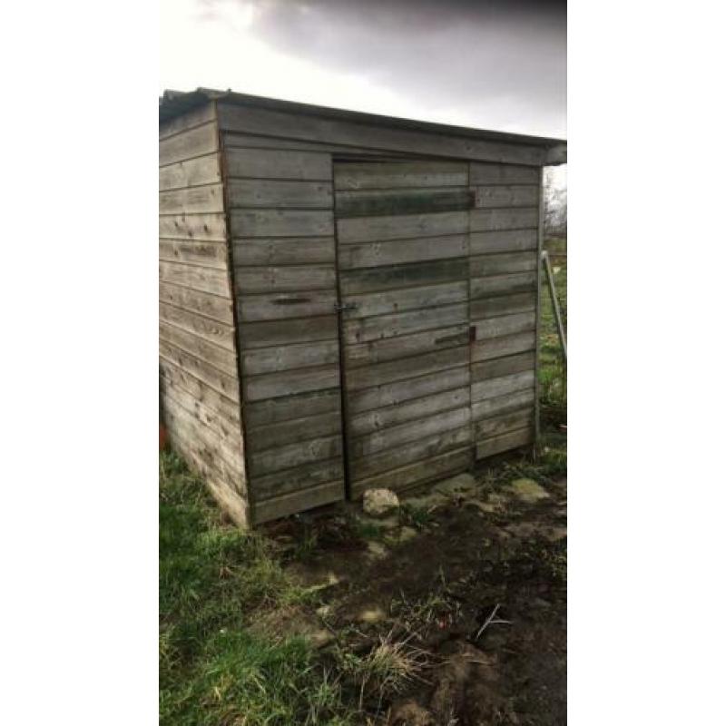 Schuurtje 2.90 bij 2.50 hoog 2.20