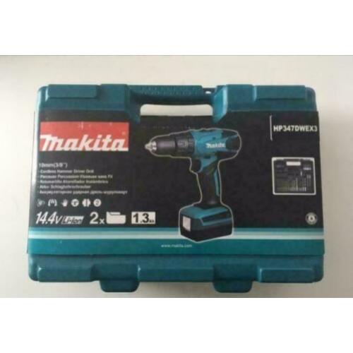 Makita HP347DWEX3, NIEUW in verpakking!