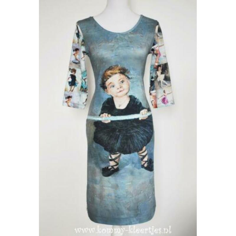 jurk groen blauw 34 36 38 40 42 44 46 NIEUW voorjaar