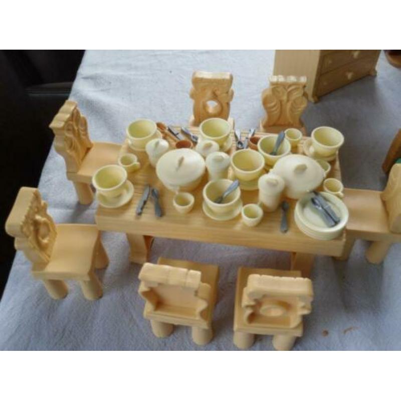 Disney 7 dwergen huis+heel veel accessoires