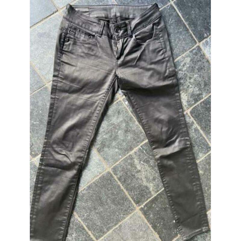 Gave Gstar broek zwart met coating maat W28/L30