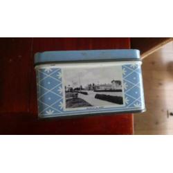 Souvenir blikje Weesp, foto's jaren 50/60 brocante stast