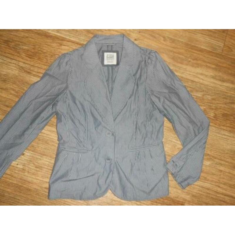 ESPRIT blauw streep jasje maat 42 zgan