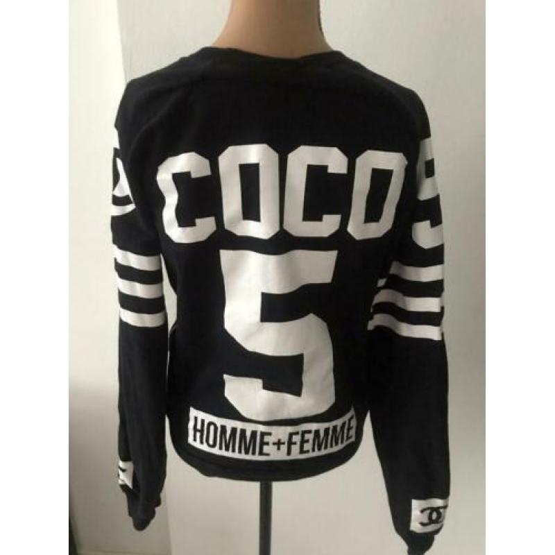 Homme + Femme zwarte sweater maat S
