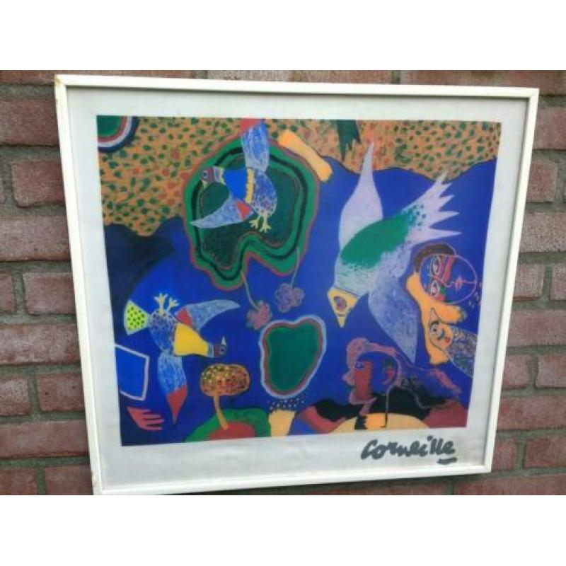 Corneille zeefdruk op zijde