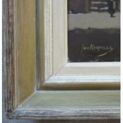 ==JAN KORTHALS 1916-1972=winter in AMSTERDAM==Zandstraat==