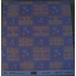 Scrapbook vel papier blad thema: Baby.