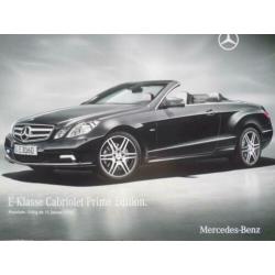 Mercedes E Klasse Cabrio Prime Edition
