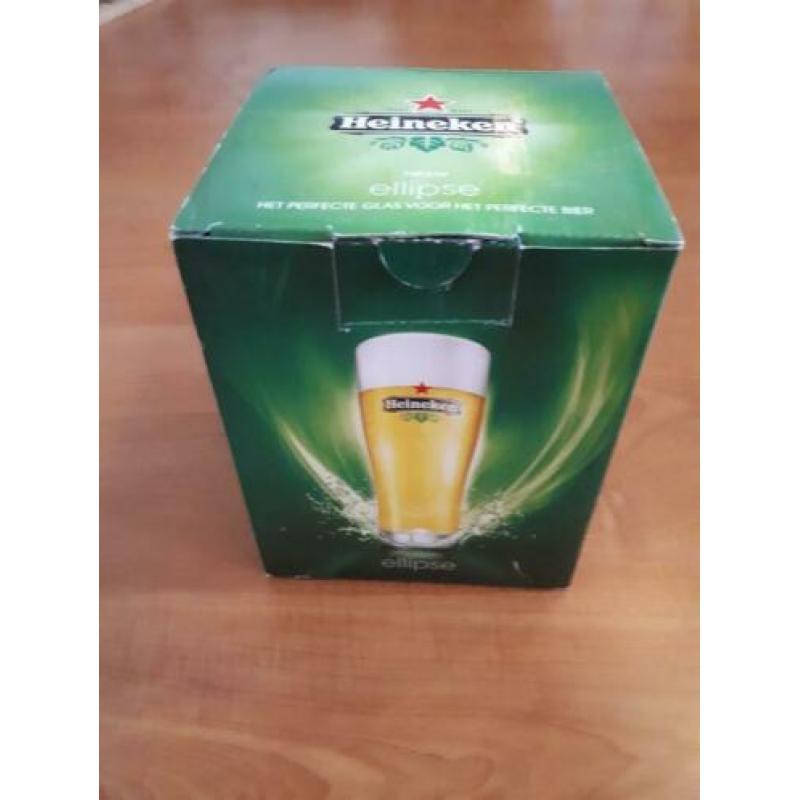Nieuw 4 Heineken eclips glazen