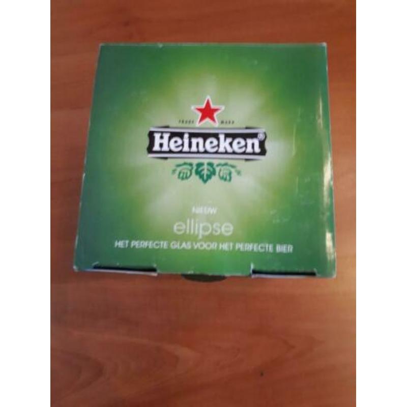 Nieuw 4 Heineken eclips glazen