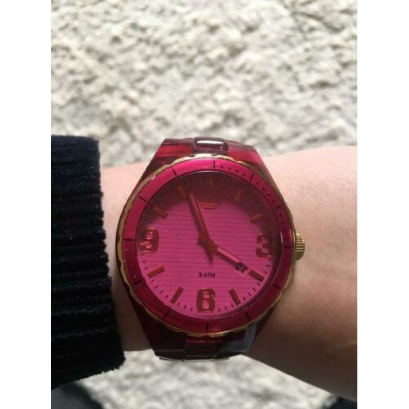 Adidas horloge roze