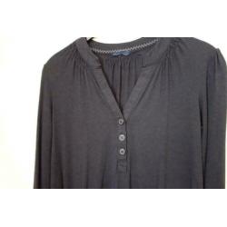 1048 D.blauwe tuniek met lange mouw MEXX; Mt=36