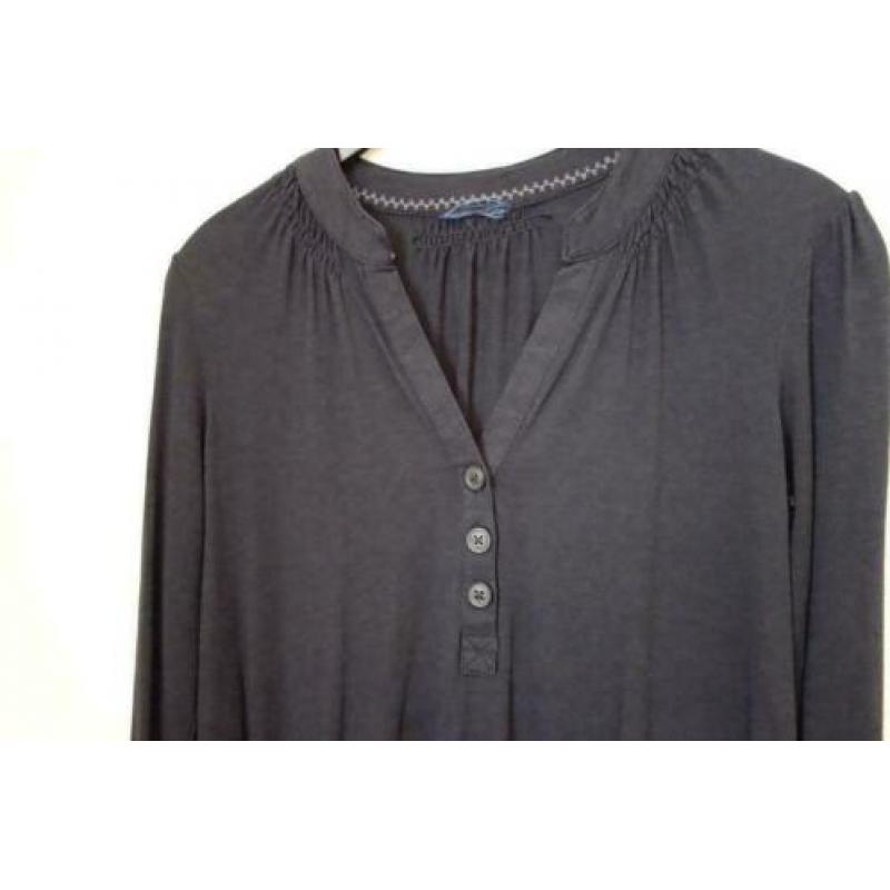 1048 D.blauwe tuniek met lange mouw MEXX; Mt=36