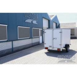Easyline gesloten enkelas aanhangwagen 225x125x150