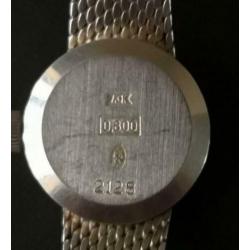 zilveren horloge , dameshorloge ,