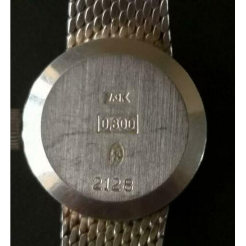 zilveren horloge , dameshorloge ,