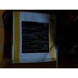 Mozaïek tegels 33×315 per mat half glas half natuurstenen