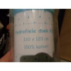 Hydrofiele doek 120 x 120 nieuw!