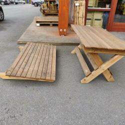Moet nu weg houten tafel opklapbaar bruin nr72