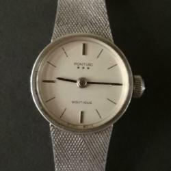 zilveren horloge , dameshorloge ,