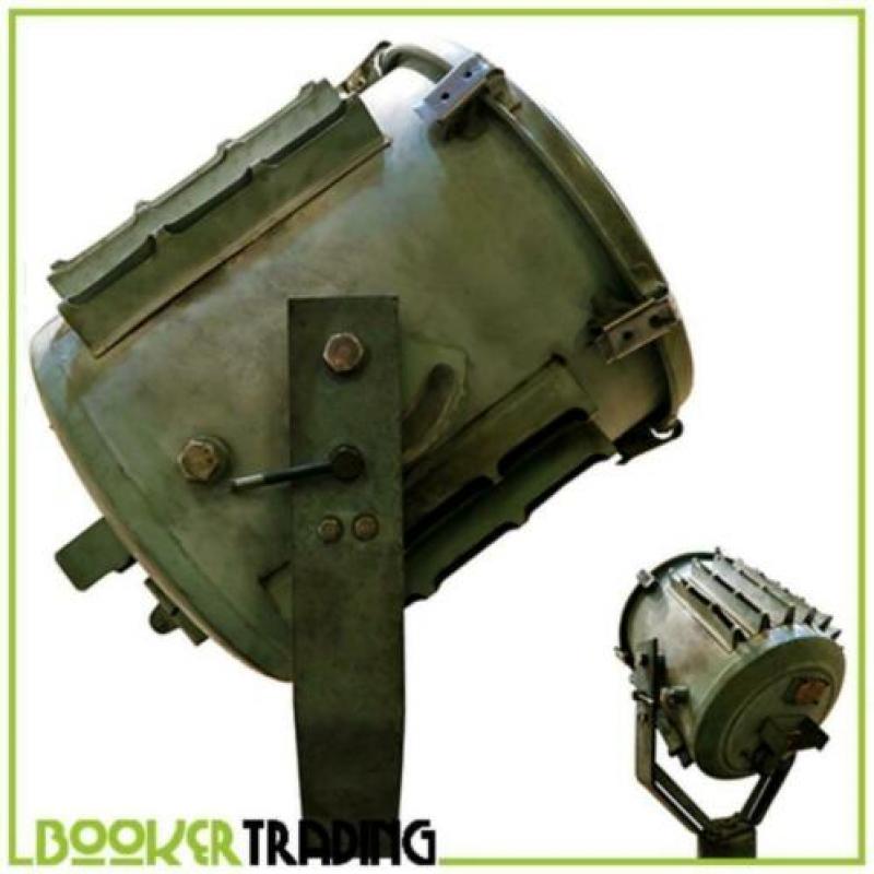 Oude industriële bootlamp verstraler MEGA-GROOT mooi DESIGN
