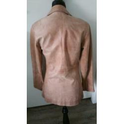 Mooi echt leren blazer jasje van Class leather mt 34