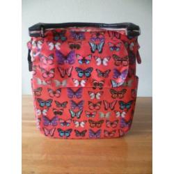 Willex 10155 fietstas Polykatoen Shopper butterfly 16 L