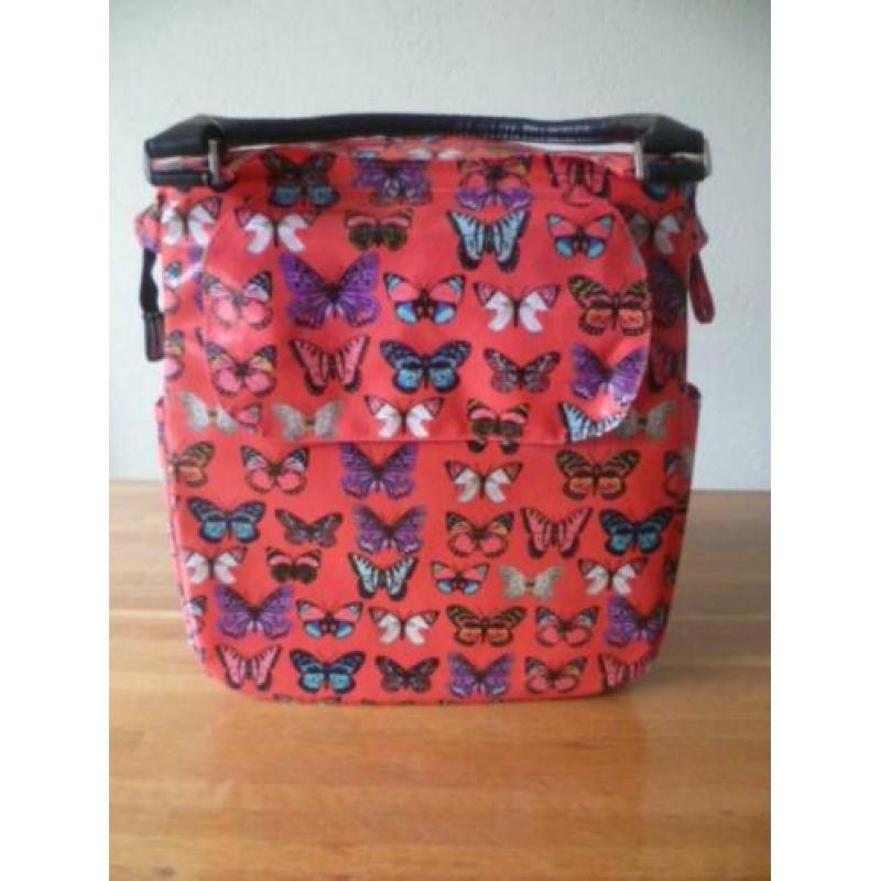 Willex 10155 fietstas Polykatoen Shopper butterfly 16 L
