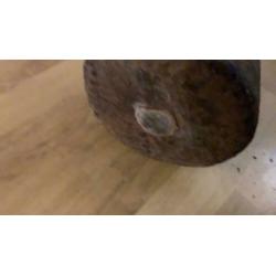 Antiek ijzeren gewicht 25 kg