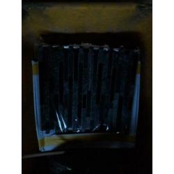 Mozaïek tegels 33×315 per mat half glas half natuurstenen