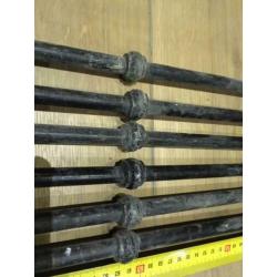 6 antieke trapspijlen sierspijlen