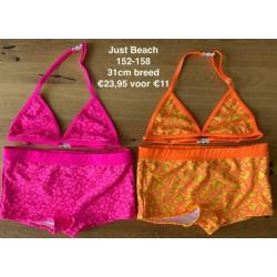 Bikini, short, badpak, UV shirt 146-152 Zee&Zo NIEUW