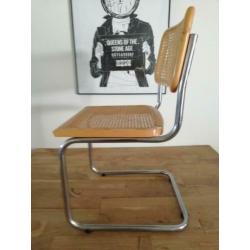 4x vintage design Thonet stijl Cesca buisframe stoel beuken